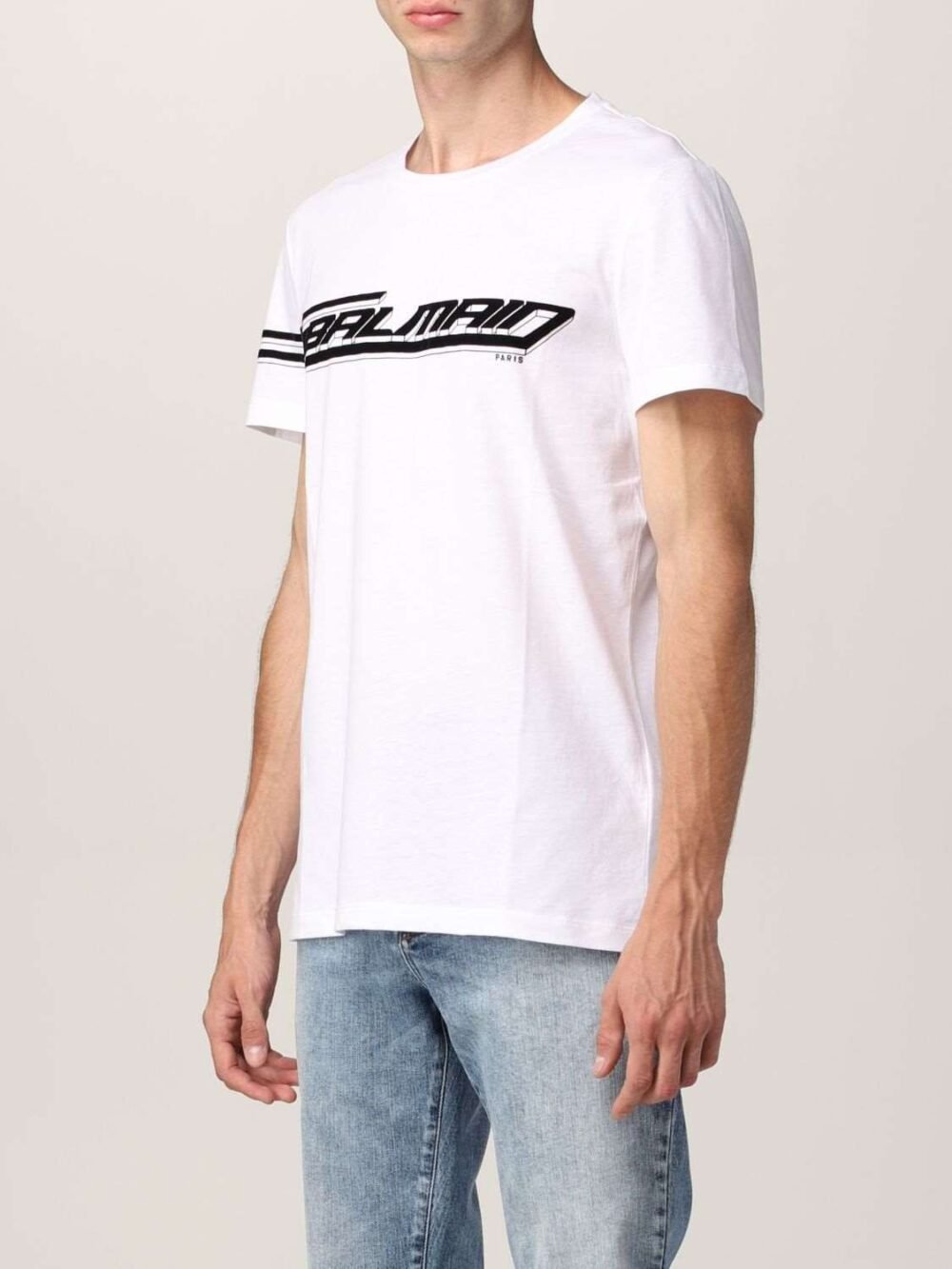 BLM Logo Print White T-shirt - Styledistrict