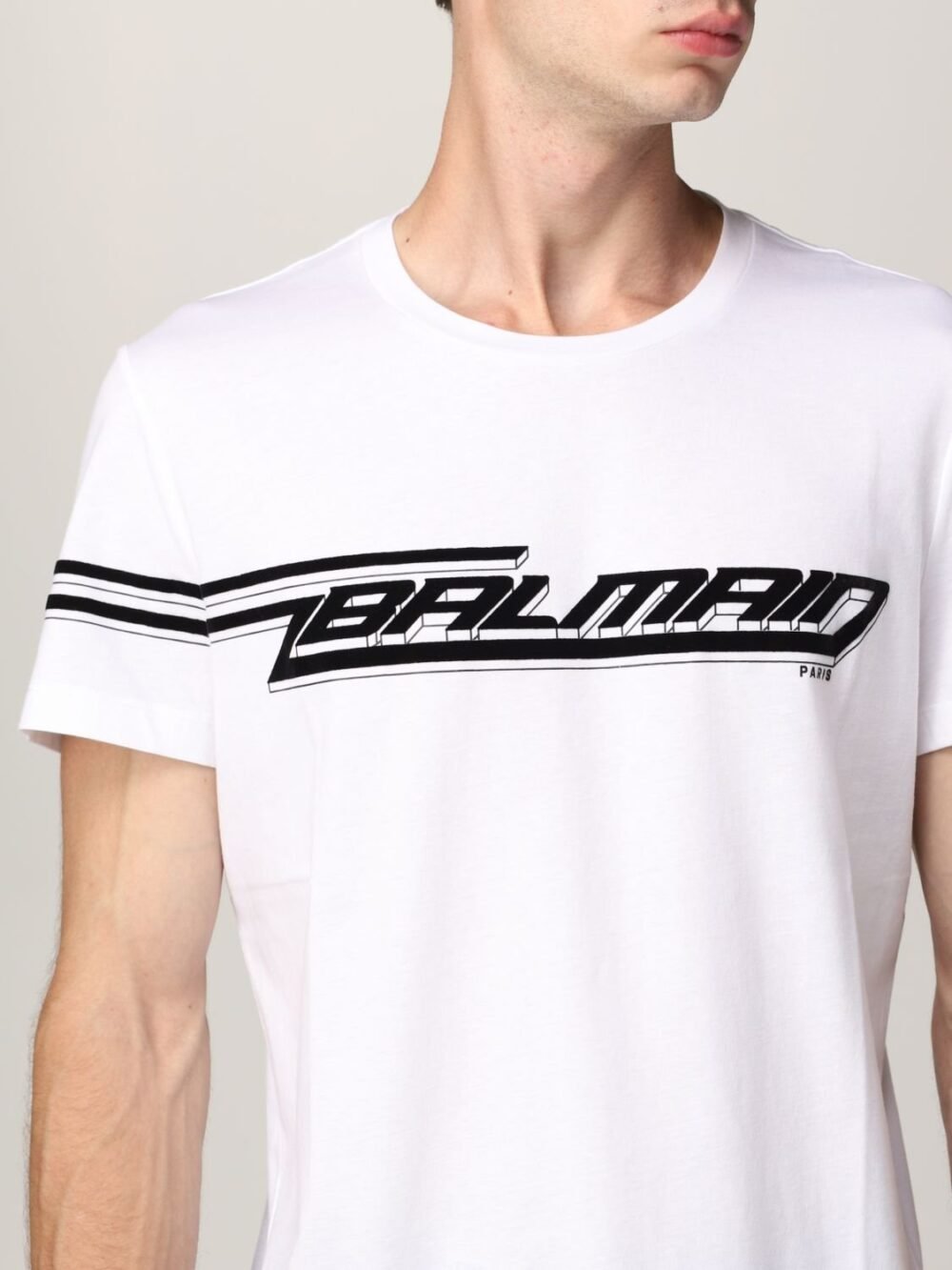 BLM Logo Print White T-shirt - Styledistrict